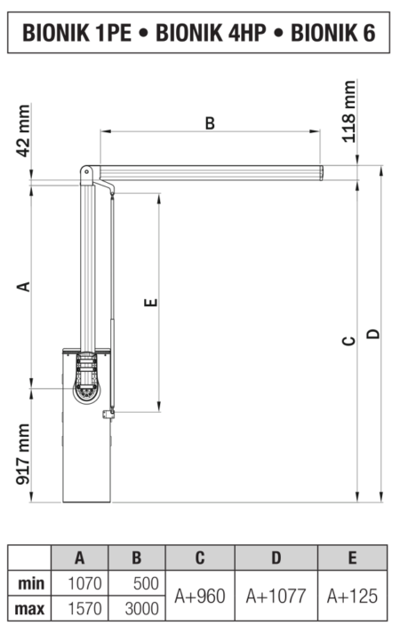 Articulatie-inferioara-brat-bariera-auto-Roger-Technology-SND-BA-90-DW