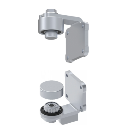 KIT feronerie poarta batanta balama pe rulment de presiune 50mm flansa fixare FAC Italia