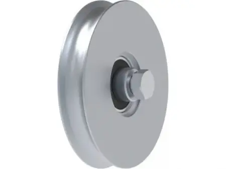 ROLA ZINCATA CU RULMENT 90mm-170kg-SINA SEMICERC-20mm