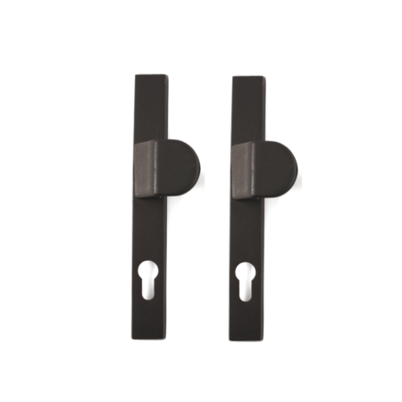 SILD POARTA PIETONALA, BUTON-BUTON FIX NEGRU, COD 398702