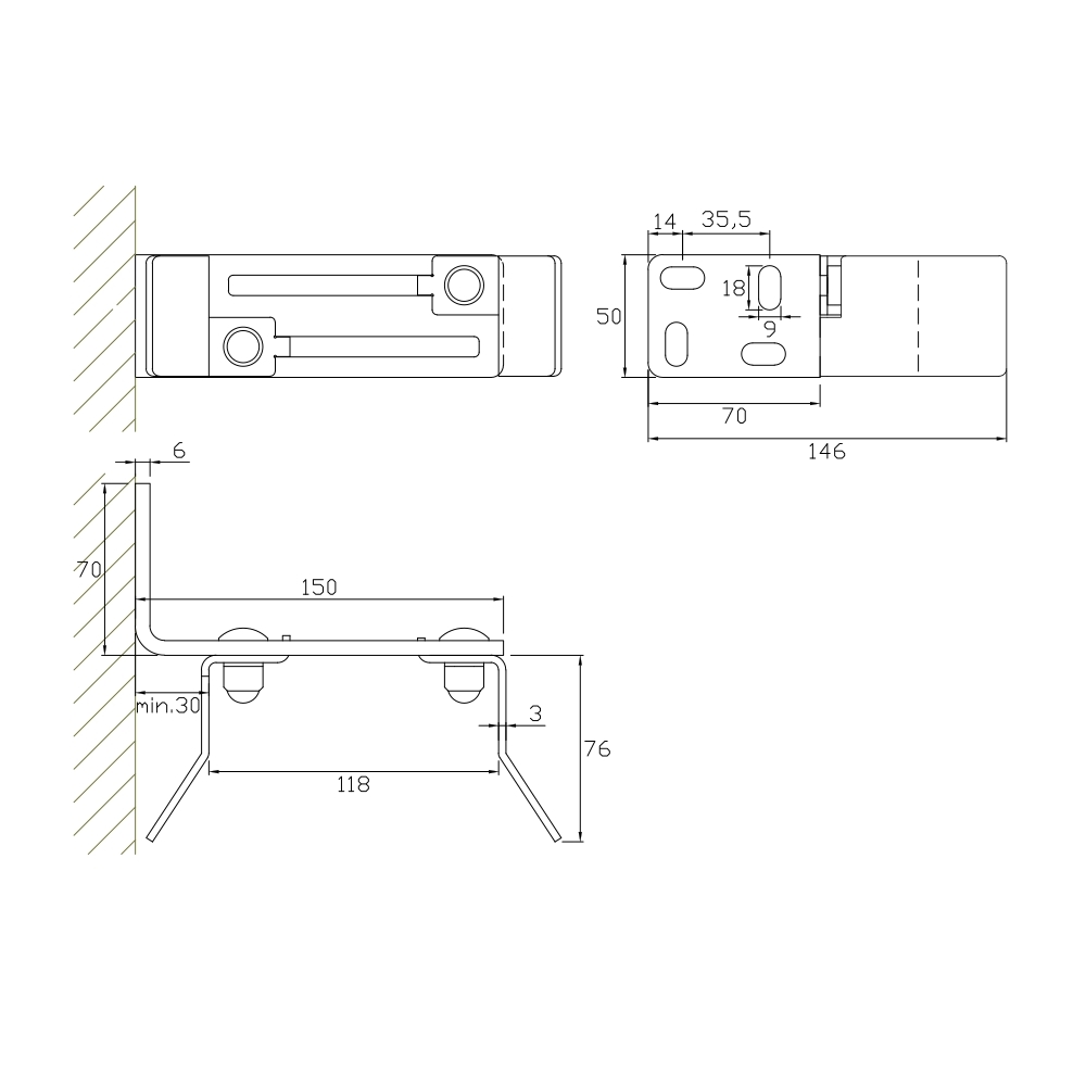 Opritor_superior_reglabil_cod 1230 desen tehnic