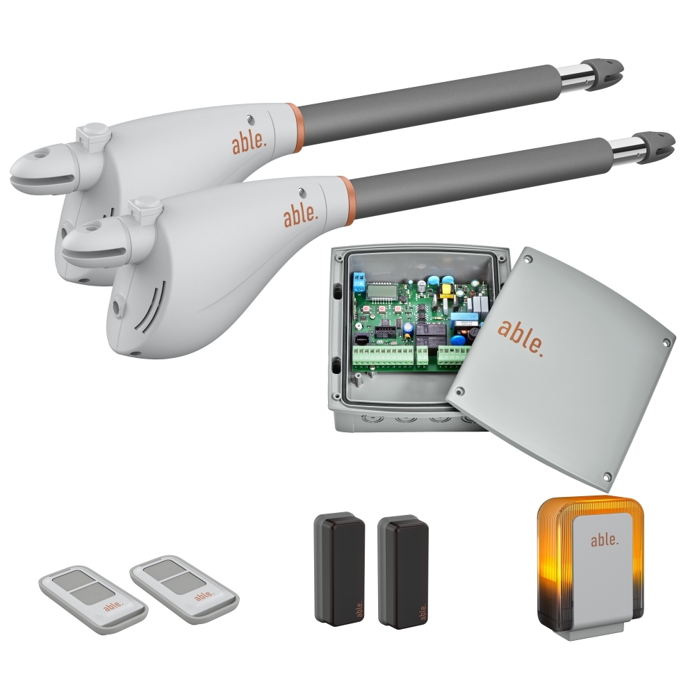 Kit automatizare poarta batanta ABLE AUTOMATION ,KIT TL SMALL CALYPSO,2.5m/canat,2x250kg
